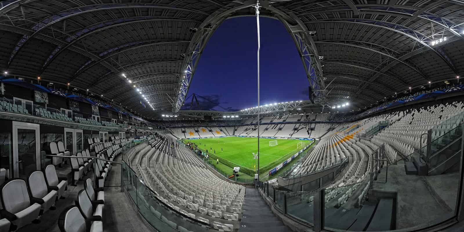 Juventus FC vs SSC Napoli stadium view