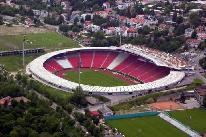 Crvena Zvezda (Red Star Belgrade) vs TBA | Champions League vistal del estadio