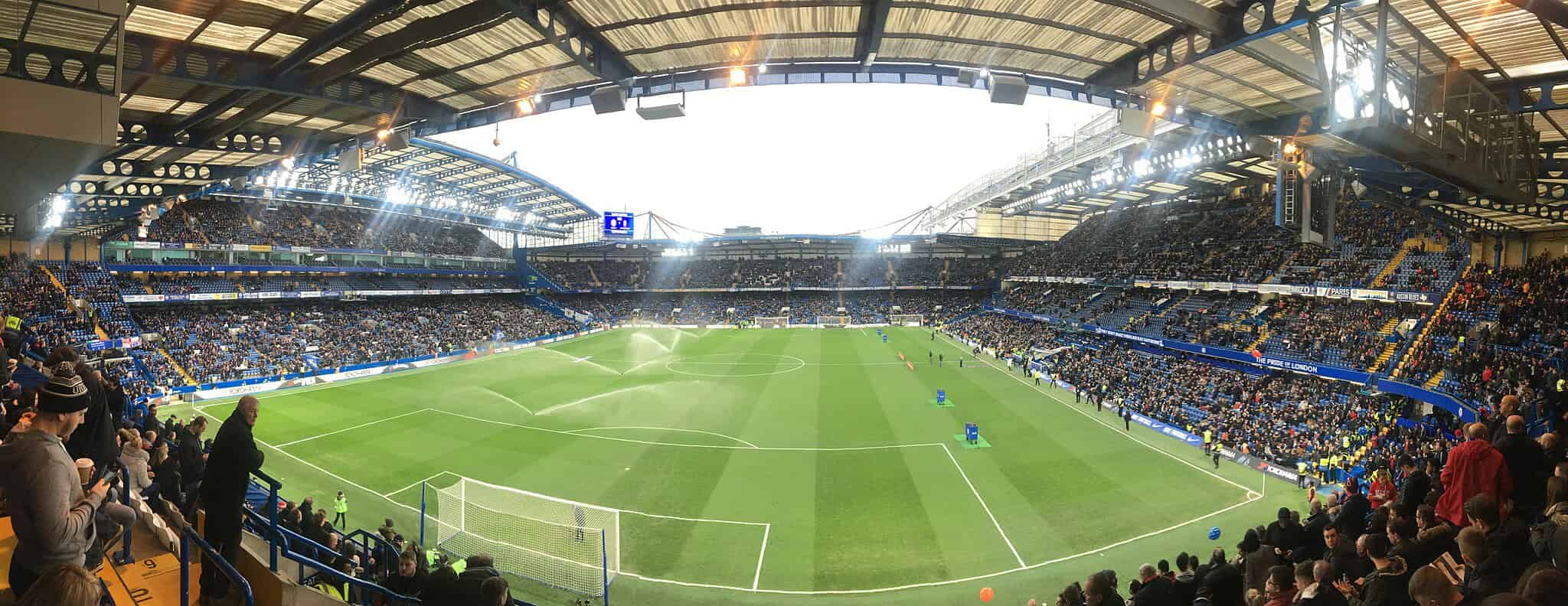 Chelsea vs Arsenal stadium view