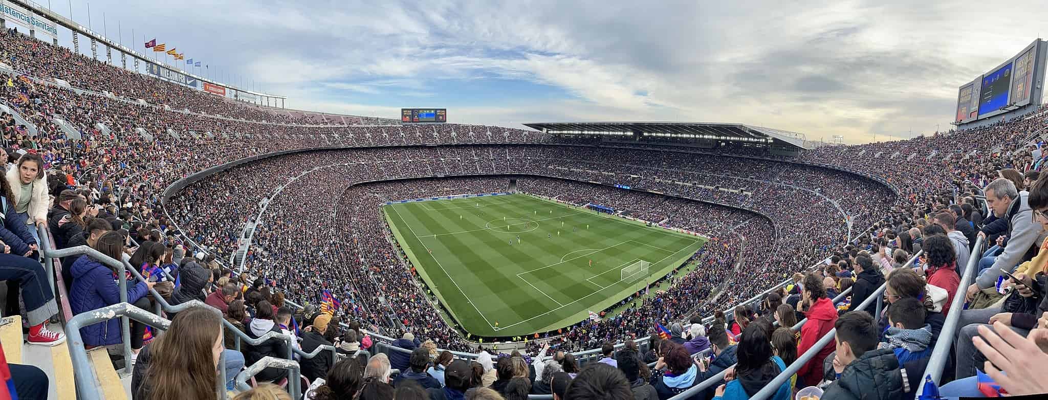 FC Barcelona vs Athletic Club Bilbao stadium view