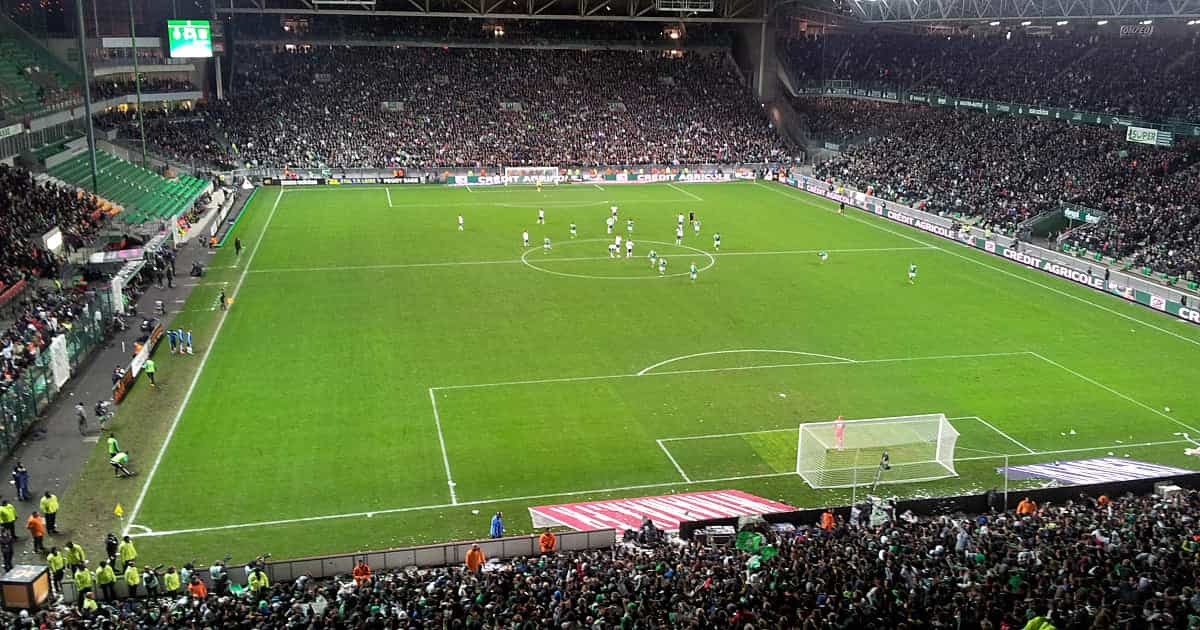 Mapa de Assento de Stade Geoffroy Guichard