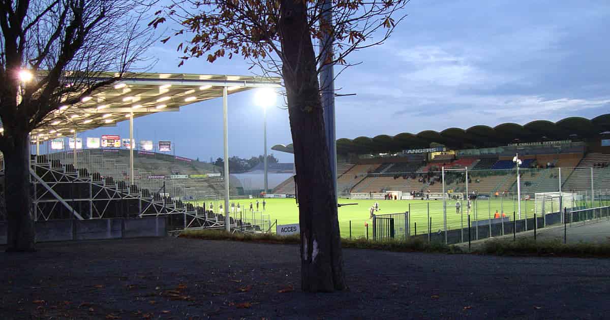 Vista del estadio Angers SCO vs Paris Saint Germain (PSG) Vista del estadio Angers SCO vs Paris Saint Germain (PSG)