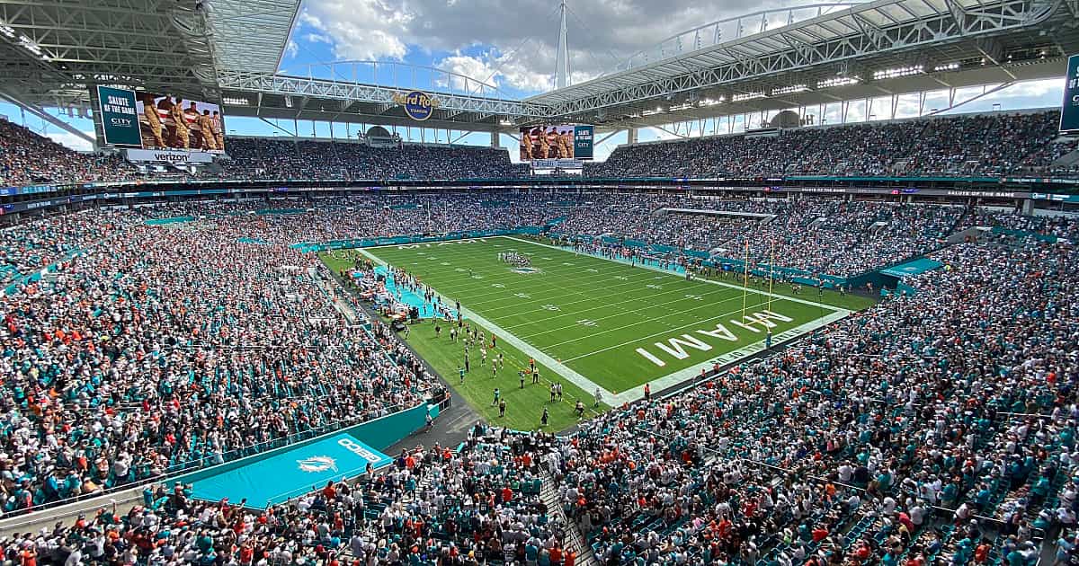 Mapa de Assento de Hard Rock Stadium