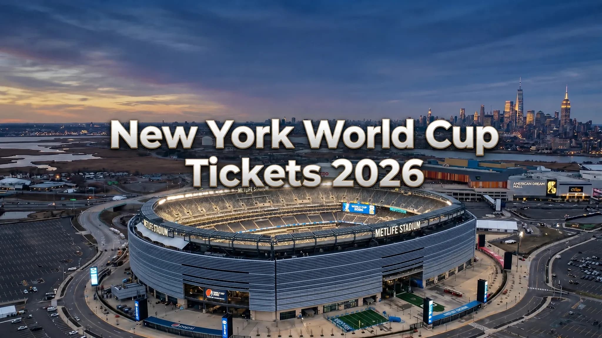 New York World Cup Tickets 2026