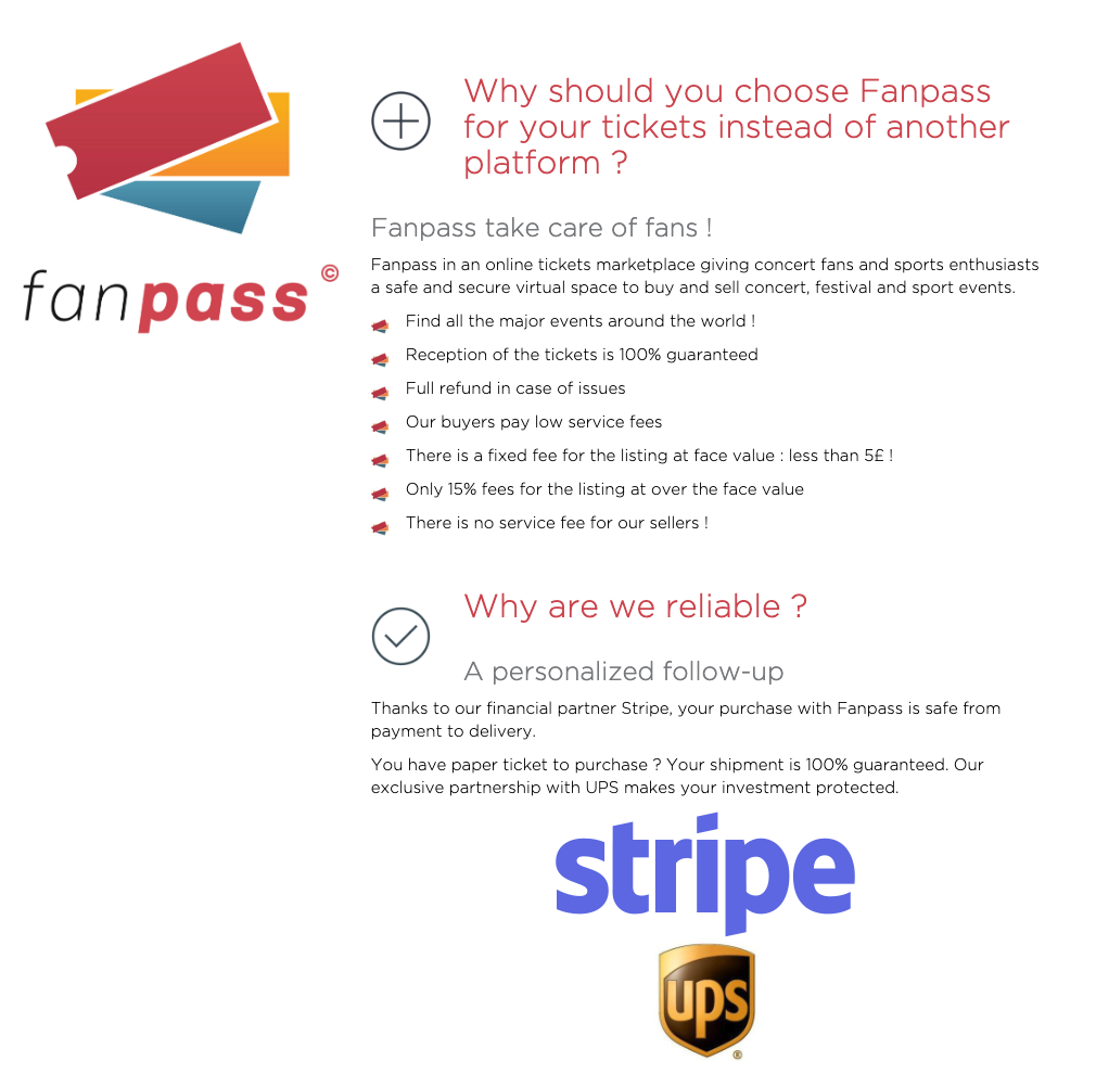 Fanpass Guarantee - seatpick review